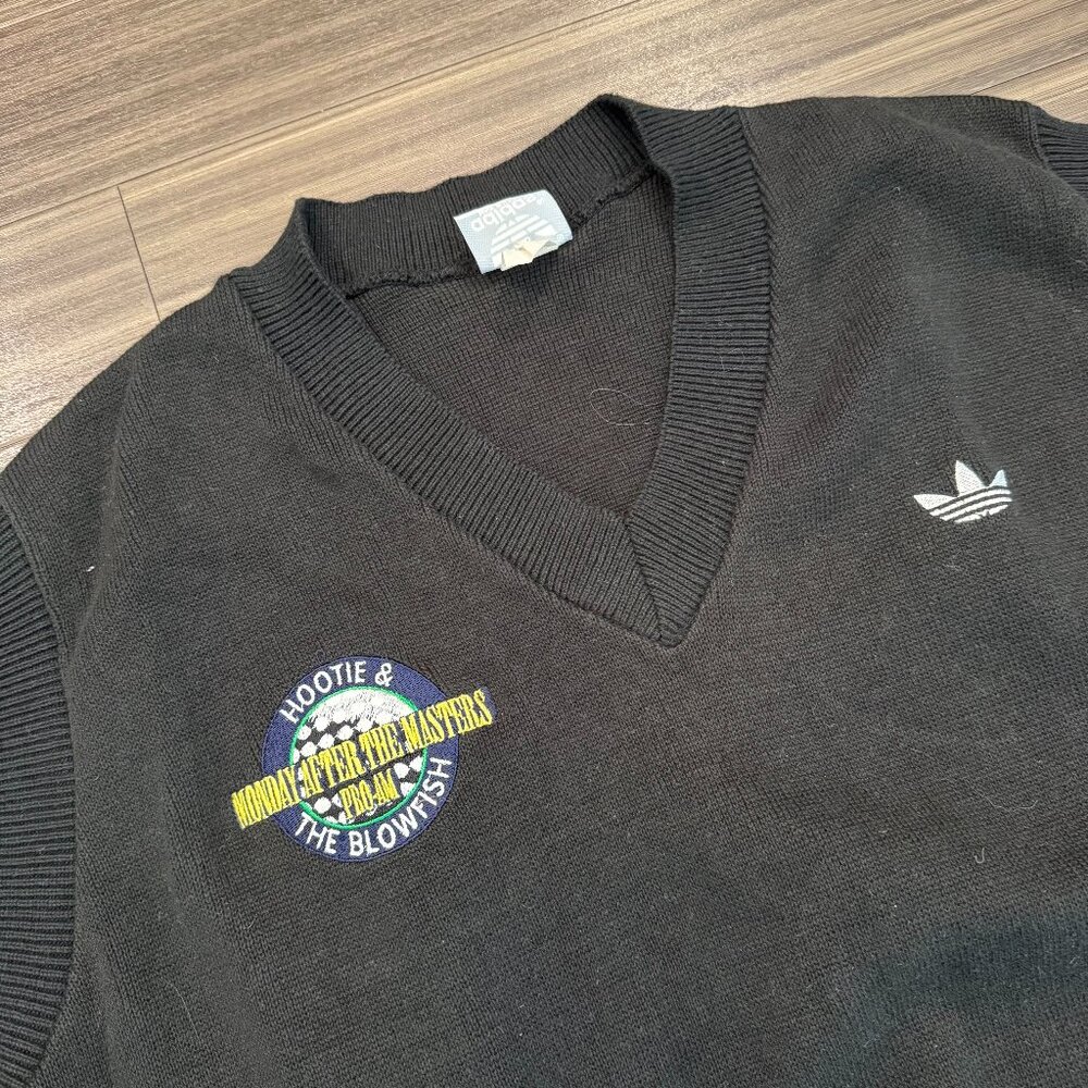 Vintage Adidas Hootie & the Blowfish Monday After the Masters Golf Sweater Vest